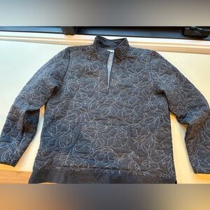 Women’s Gray Half-Zip Sweater